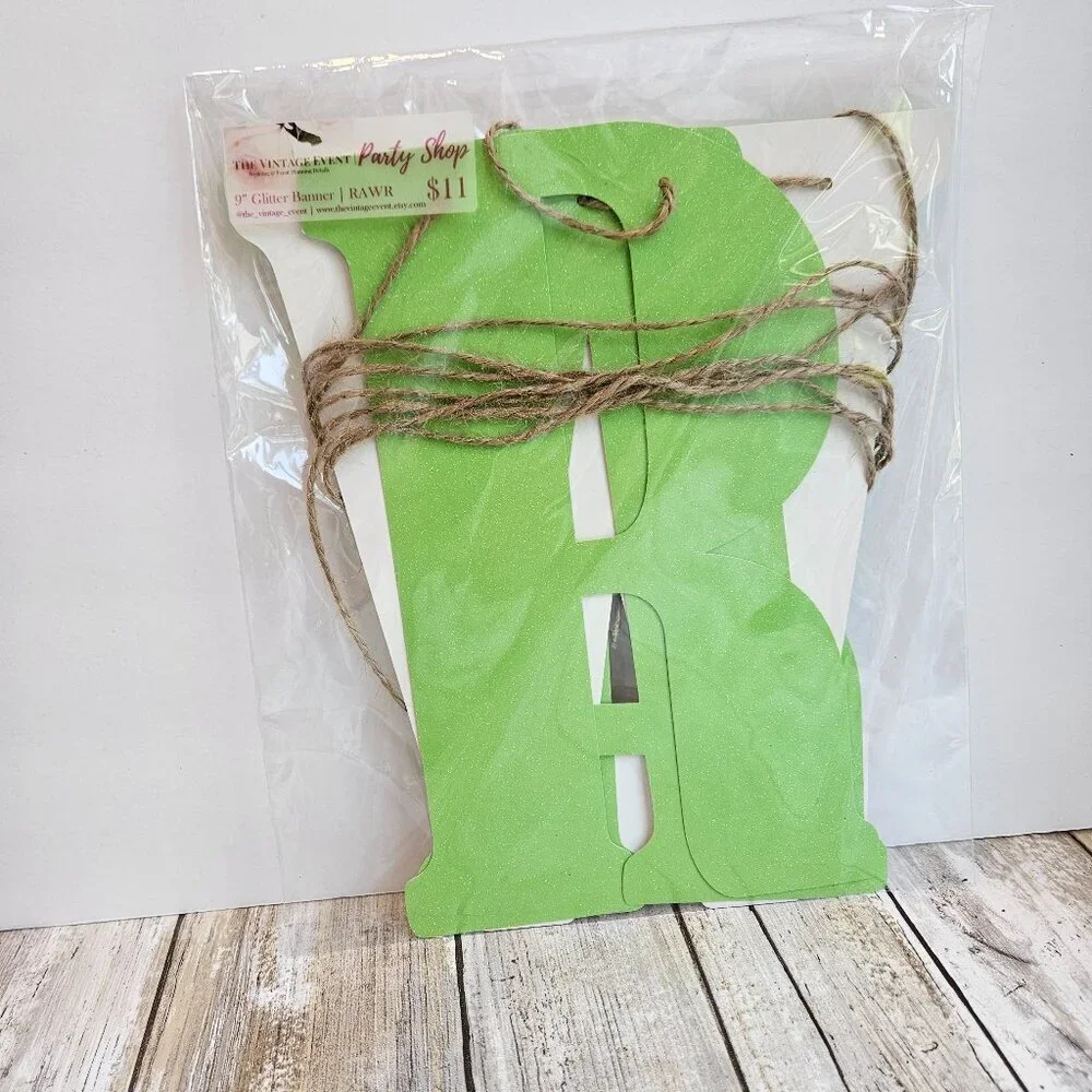RAWR Banner- Dinosaur Birthday Party Banners